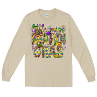 Mushroom Little miss Mardi Gras Long Sleeve Tee - NancyCooperArtShop