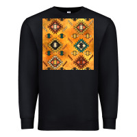 Black native american aztec seamless pattern 4 Premium Sweatshirt - BundleAndBundleShop
