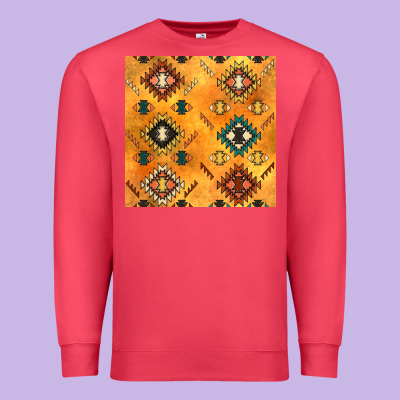 Native American Aztec Seamless Pattern 4 Premium Sweatshirt Designed By Bundleandbundleshop