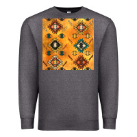 Charcoal Heather native american aztec seamless pattern 4 Premium Sweatshirt - BundleAndBundleShop