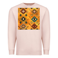 Pale Pink native american aztec seamless pattern 4 Premium Sweatshirt - BundleAndBundleShop