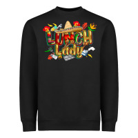 Black cinco de mayo lunch lady Heavyweight Sweatshirt - CowGirlArtShop