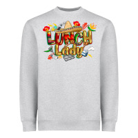 Heather Grey cinco de mayo lunch lady Heavyweight Sweatshirt - CowGirlArtShop