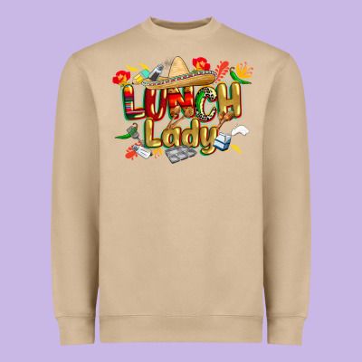 Cinco De Mayo Lunch Lady Heavyweight Sweatshirt Designed By Cowgirlartshop