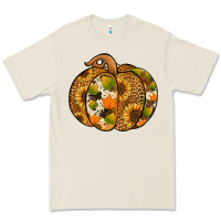 Bone Leopard cowhide sunflower pumpkin Premium Tee - NancyCooperArtShop