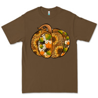 Cacao Leopard cowhide sunflower pumpkin Premium Tee - NancyCooperArtShop