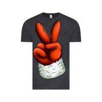 Vintage Black Christmas peace hand Vintage Tee - Jasminsmagicworld
