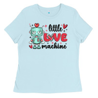 Baby Blue little love machine Ladies Tee - MaliasSmallBusiness