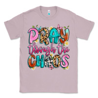 Lilac pray through the chaos Classic Tee - Artiststas
