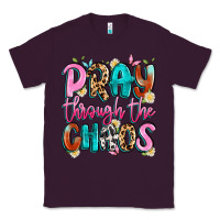 Plum pray through the chaos Classic Tee - Artiststas