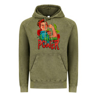 Vintage Olive latina power strong woman Vintage Hoodie - Jasminsmagicworld