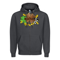 Smoke St. Patrick's Day shamrocks Zipper Hoodie - OliviaCreatesArt