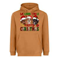 Meerkat We Woof You A Merry Christmas Heavyweight Hoodie - FaDigitalArtStudio