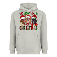 Moon Dust We Woof You A Merry Christmas Heavyweight Hoodie - FaDigitalArtStudio