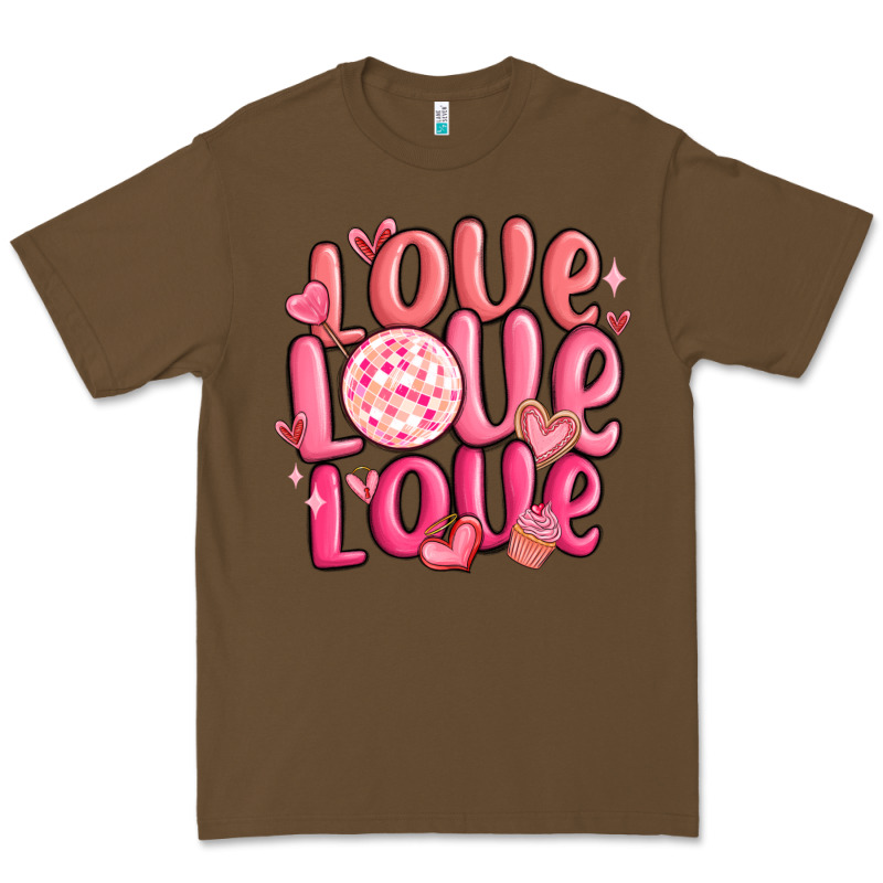 Love Love Love Valentines Day Premium Tee by MaliasSmallBusiness | Teevron