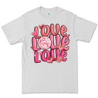 Dove Grey love love love valentines day Premium Tee - MaliasSmallBusiness