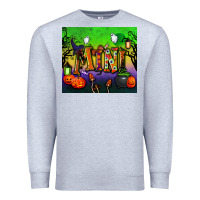 Heather Grey halloween mini tumbler Premium Sweatshirt - BundleAndBundleShop