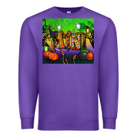 Purple halloween mini tumbler Premium Sweatshirt - BundleAndBundleShop