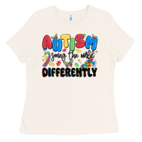 Bone autism seeing the world differently Ladies Tee - MaliasSmallBusiness