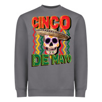 Storm cinco de mayo with skull Heavyweight Sweatshirt - CowGirlArtShop