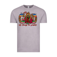 Vintage Zinc with god all things are possible lady of guadalupe Vintage Tee - Jasminsmagicworld