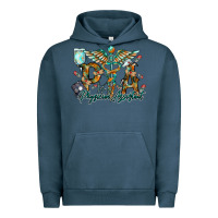 Pigment Midnight Navy physician assistant Urban Hoodie - RacoonDesign