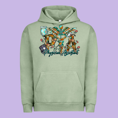 Physician Assistant Urban Hoodie Designed By Racoondesign