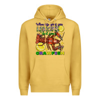 Antique Gold when life gives you lemons boil some crawfish mard Premium Hoodie - FaDigitalArtStudio