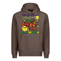 Coffee when life gives you lemons boil some crawfish mard Premium Hoodie - FaDigitalArtStudio