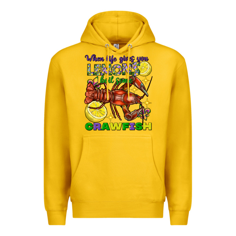 When Life Gives You Lemons Boil Some Crawfish Mard Premium Hoodie by FaDigitalArtStudio | Teevron