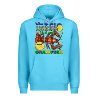 Ocean Blue when life gives you lemons boil some crawfish mard Premium Hoodie - FaDigitalArtStudio