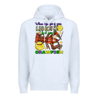 White when life gives you lemons boil some crawfish mard Premium Hoodie - FaDigitalArtStudio