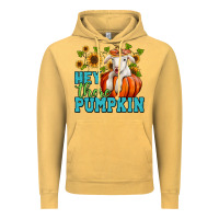 Vintage Mustard hey there pumpkin lamb Vintage Hoodie - Jasminsmagicworld