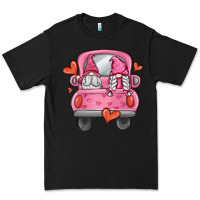 Black valentines day gnome truck Premium Tee - MaliasSmallBusiness