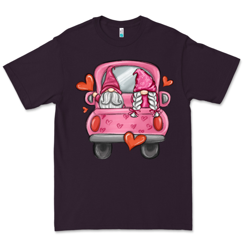 Valentines Day Gnome Truck Premium Tee by MaliasSmallBusiness | Teevron
