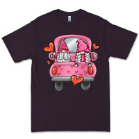 Plum valentines day gnome truck Premium Tee - MaliasSmallBusiness