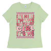Matcha it's me hi i'm the birthday girl it's me Ladies Tee - MaliasSmallBusiness