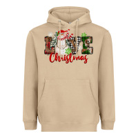 Mushroom Love Christmas Snowman Heavyweight Hoodie - FaDigitalArtStudio