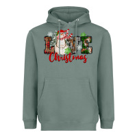 Sage Love Christmas Snowman Heavyweight Hoodie - FaDigitalArtStudio