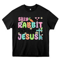 Black silly rabbit easter is for jesus Heavy Core Tee - MaliasSmallBusiness