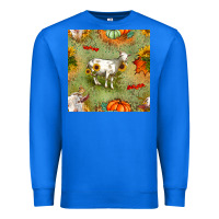 True Royal fall goats seamless pattern Premium Sweatshirt - BundleAndBundleShop