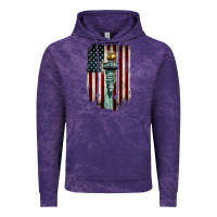 Cloud Purple statue of liberty torch Vintage Hoodie - BarkalooDesign