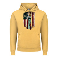 Vintage Mustard statue of liberty torch Vintage Hoodie - BarkalooDesign