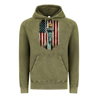 Vintage Olive statue of liberty torch Vintage Hoodie - BarkalooDesign