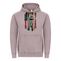 Vintage Zinc statue of liberty torch Vintage Hoodie - BarkalooDesign