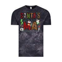 Cloud Black santa's favorite ma medical assistant Vintage Tee - Jasminsmagicworld
