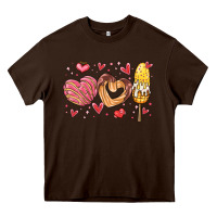 Chocolate Brown valentines day mexican food Heavy Core Tee - MaliasSmallBusiness