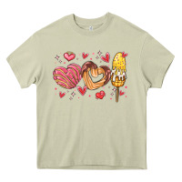Mossy valentines day mexican food Heavy Core Tee - MaliasSmallBusiness