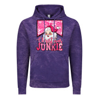 Cloud Purple pink Christmas junkie Santa Claus Vintage Hoodie - Jasminsmagicworld