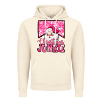 Vintage Artic pink Christmas junkie Santa Claus Vintage Hoodie - Jasminsmagicworld